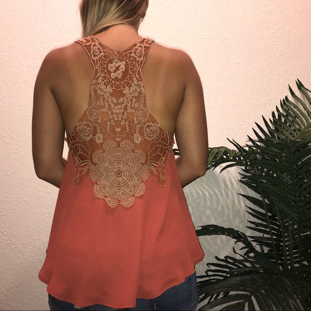 Lace Razorback Tank